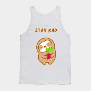 Stay Rad Radish Sloth Tank Top